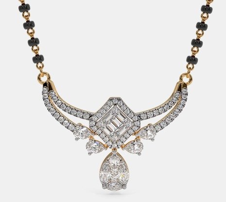 Petal Heart Mangalsutra
